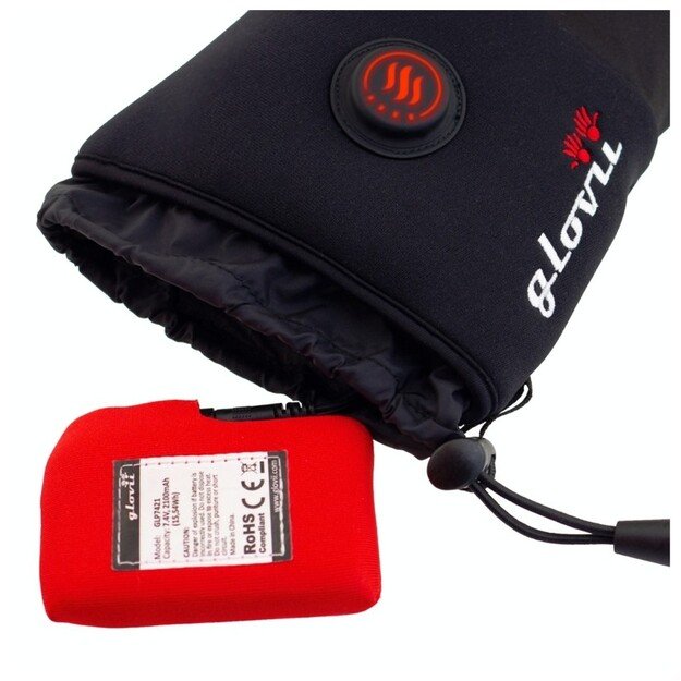 &Scaron;ildančios pir&scaron;tinės Glovii GLB, juodos 1