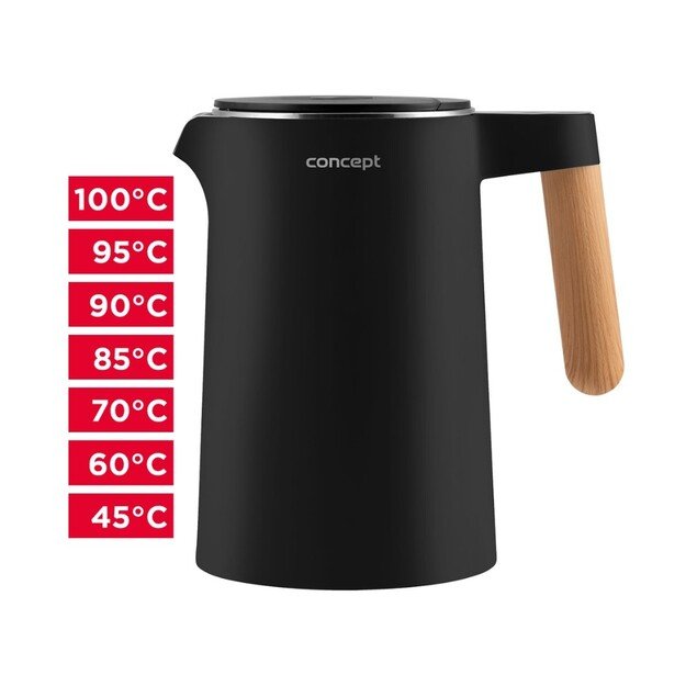 Virdulys su temperatūros reguliavimu Concept RK3301, 1,5 l 1