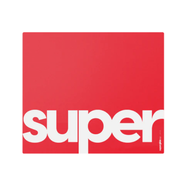 Superglide Glass V2 XL Red (490 x 420 x 1.5mm) (Raudonas) Stiklinis Pelės Kilimėlis