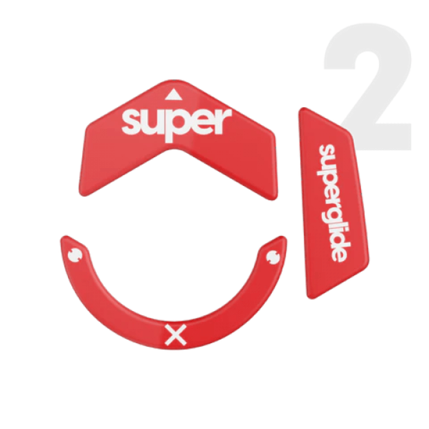 Superglide 2 (Type-C) Glass Skates Logitech G502 X Red (Raudoni) Pakaitiniai Mouse Feet