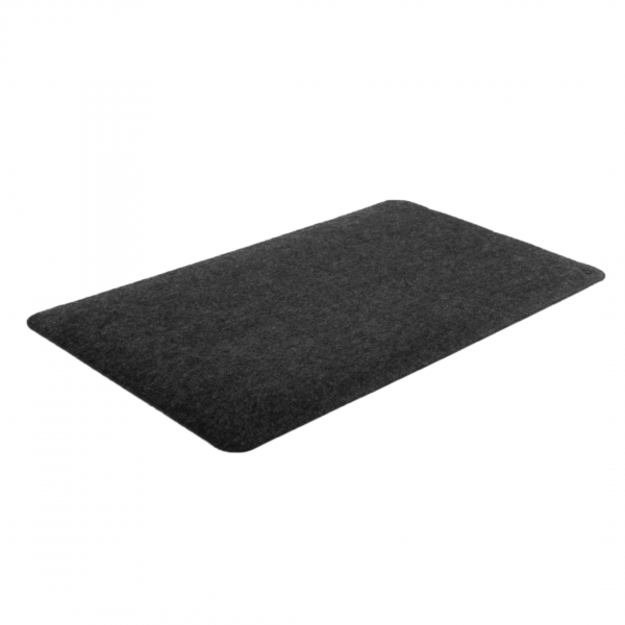 DELTAHUB Minimalistic Desk Mat Large Dark Grey (800 x 450 x 3.5mm) (Pilkas) Pelės Kilimėlis