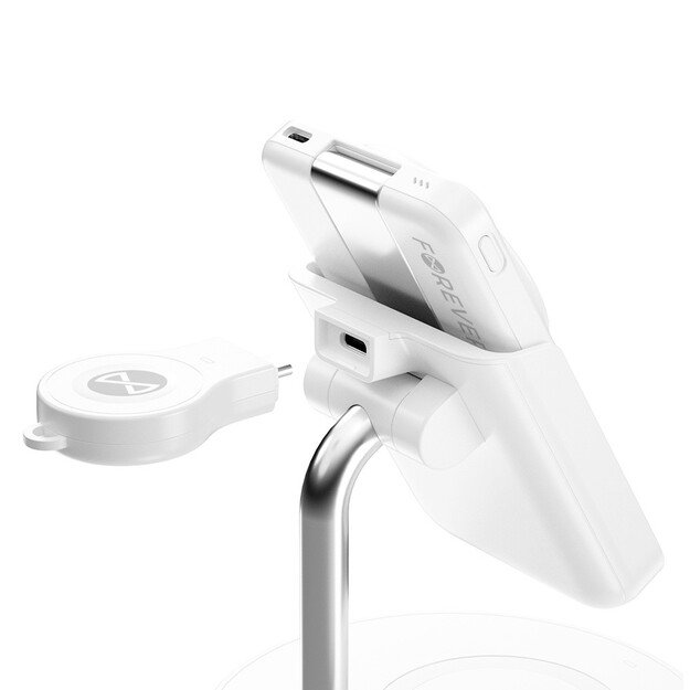 Belaidis įkroviklis Forever MACS-100 5in1 baltas 6