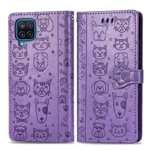 Dėklas Cat-Dog Samsung A566 A56 5G violetinis 1