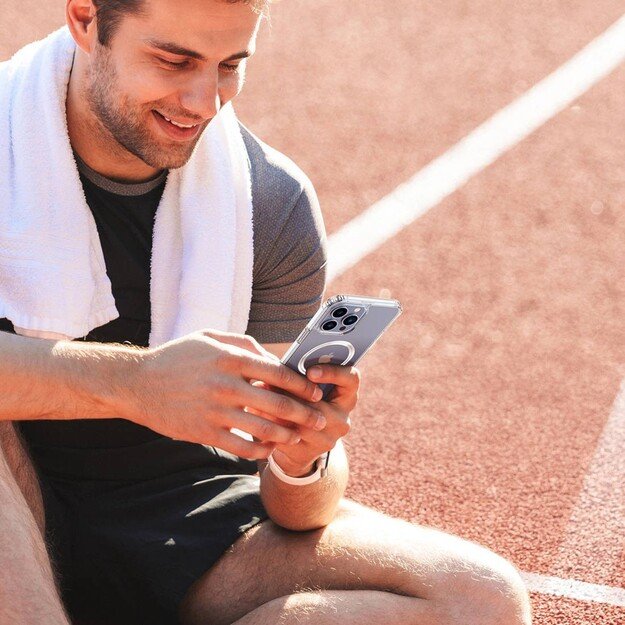 Dėklas Dux Ducis Clin Magsafe Apple iPhone 15 Plus skaidrus 4