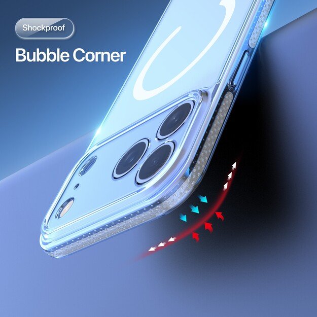 Dėklas Dux Ducis Clin Magsafe Apple iPhone 17 Pro skaidrus 6