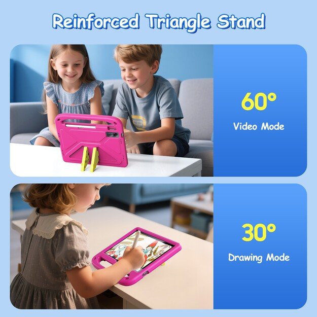 Dėklas Dux Ducis Puff Xiaomi Redmi Pad SE 11.0 rožinis 5