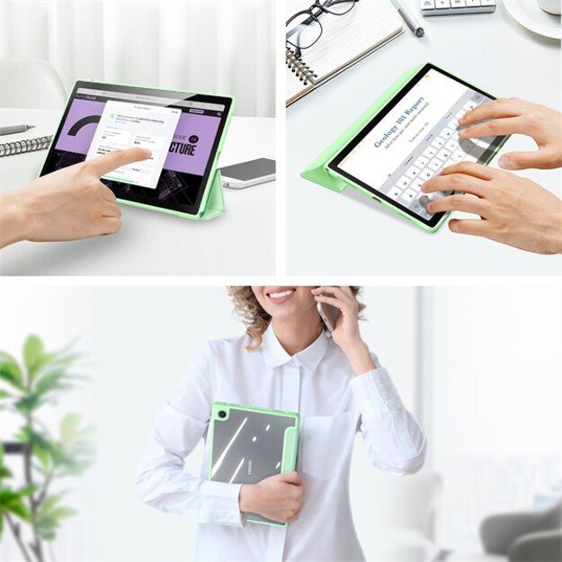 Dėklas Dux Ducis Toby Samsung X200/X205 Tab A8 10.5 2021 mėlynas 2