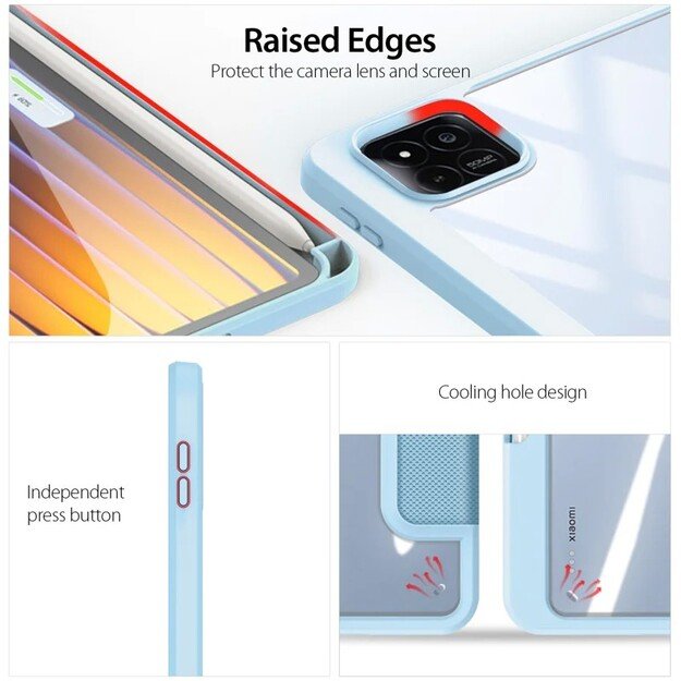 Dėklas Dux Ducis Toby Xiaomi Pad 8/7/7 Pro mėlynas 3