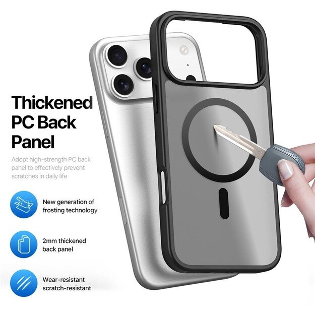 Dėklas Dux Ducis Yind Apple iPhone 17 Pro Max juodas 6