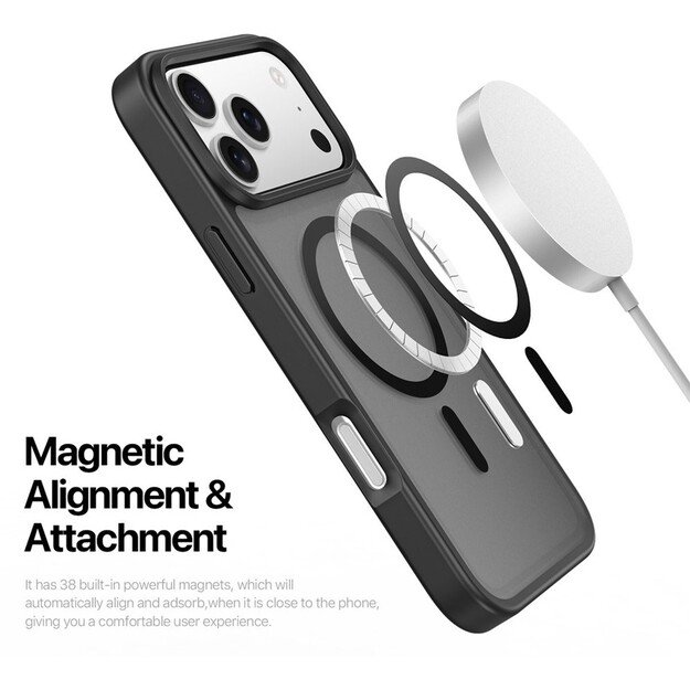 Dėklas Dux Ducis Yind Apple iPhone 17 Pro Max juodas 3