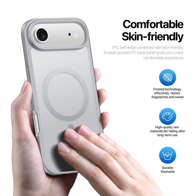 Dėklas Dux Ducis Yind Apple iPhone Air pilkas 4