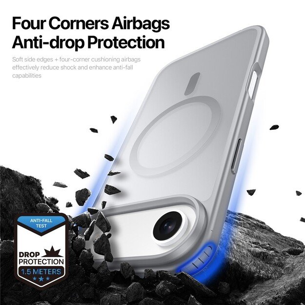 Dėklas Dux Ducis Yind Apple iPhone Air pilkas 7