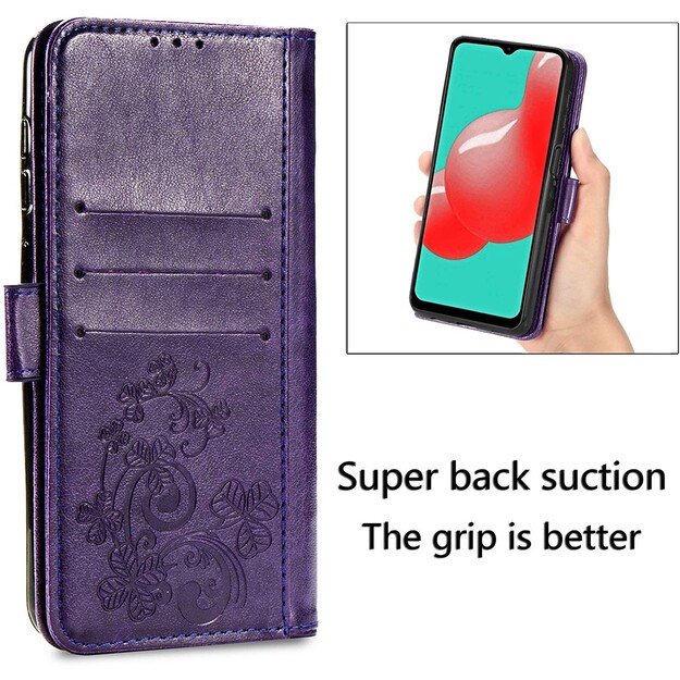 Dėklas Flower Book Samsung A155 A15 4G/A156 A15 5G violetinis 3