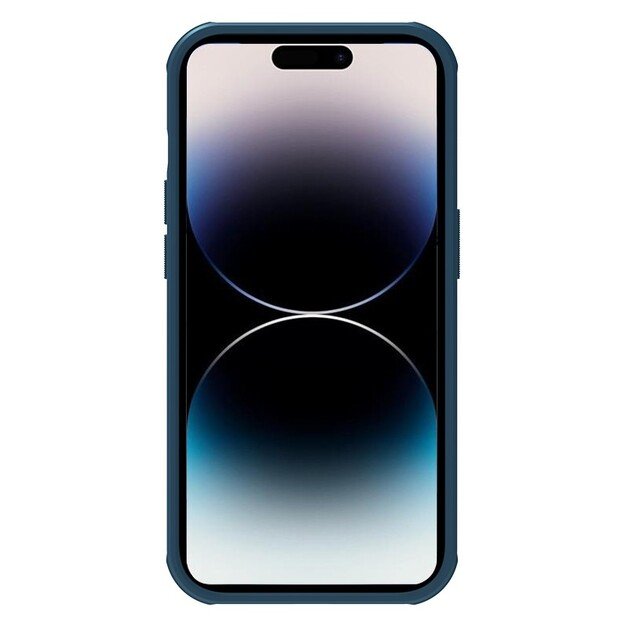 Dėklas Nillkin Super Frosted Shield Pro Magnetic Apple iPhone 14 Pro mėlynas 2