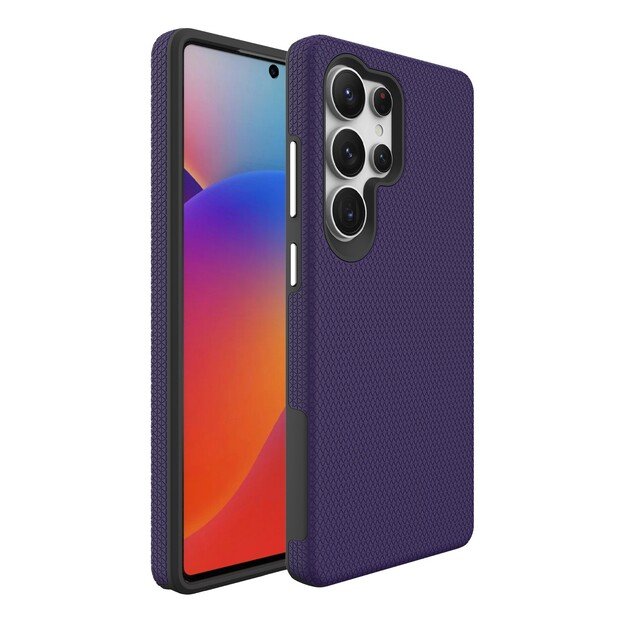 Dėklas Perfectionists Triangle Case Samsung S938 S25 Ultra violetinis 1