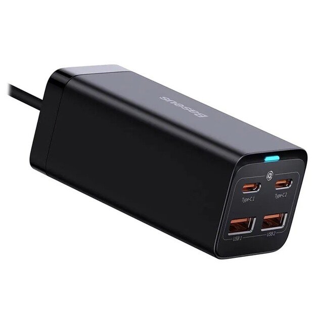 Įkroviklis Baseus GaN3 Pro 100W 2xUSC-C/2xUSB-A juodas CCGP000101 2