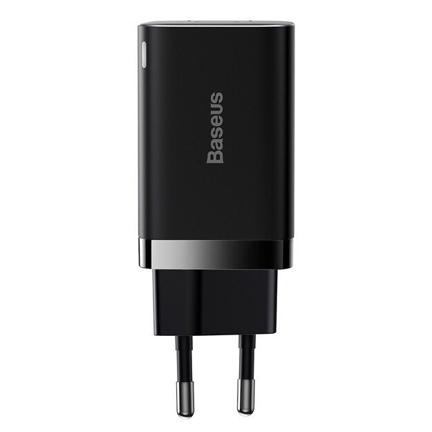 Įkroviklis Baseus Super Si Pro 30W USB-C/USB-A juodas CCSUPP-E01