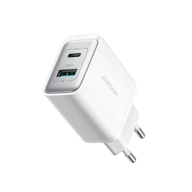 Įkroviklis Joyroom JR-TCF15 30W USB-C/USB-A baltas
