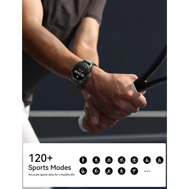 I&scaron;manusis laikrodis Joyroom JR-FC2 Pro Classic Series Smart Watch (Make/Answer Call) Moonlight Silver 1