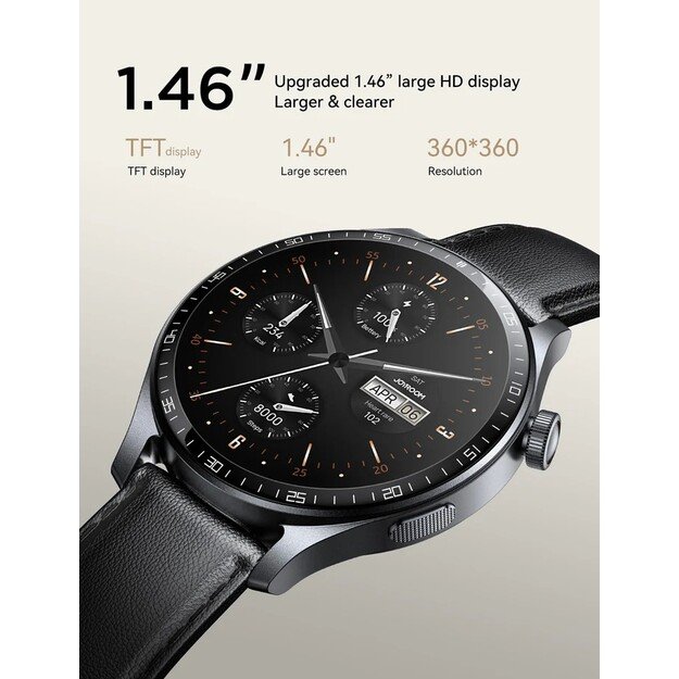 I&scaron;manusis laikrodis Joyroom JR-FC2 Pro Classic Series Smart Watch (Make/Answer Call) Moonlight Silver 3