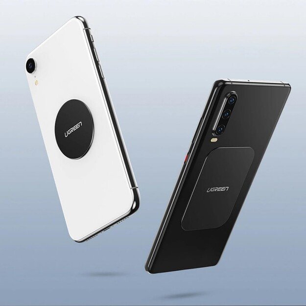 Metalinės plok&scaron;telės magnetiniam telefono laikikliui Ugreen LP123 2 vnt. (50869) 1