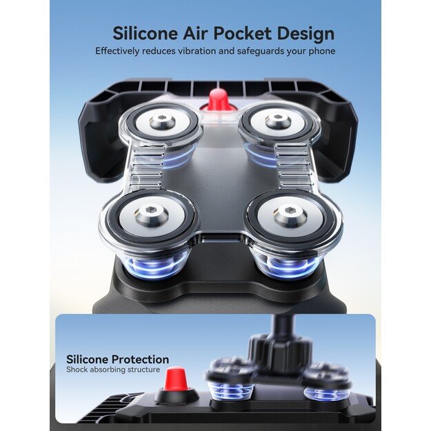 Telefono laikiklis dviračiui Joyroom JR-ZS428 juodas 5