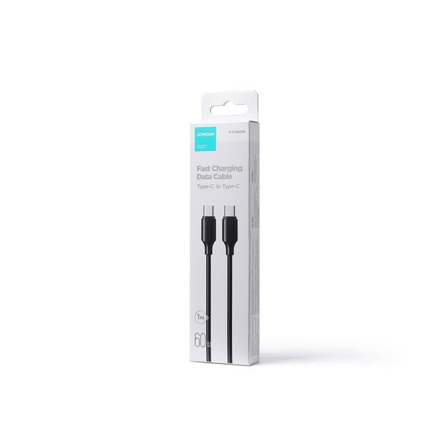 USB kabelis Joyroom S-CC060A9 Type-C to Type-C 60W 1.0m juodas 3