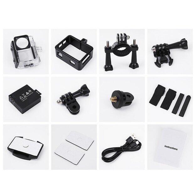 Veiksmo kamera Hoco DV103 juoda 3