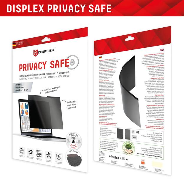 DISPLEX Privacy Safe MacBook Air/Pro 13,3  8