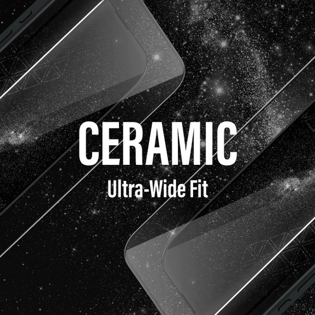 PanzerGlass Ceramic Screen Protector Apple iPhone 16, Ultra-Wide Fit 3