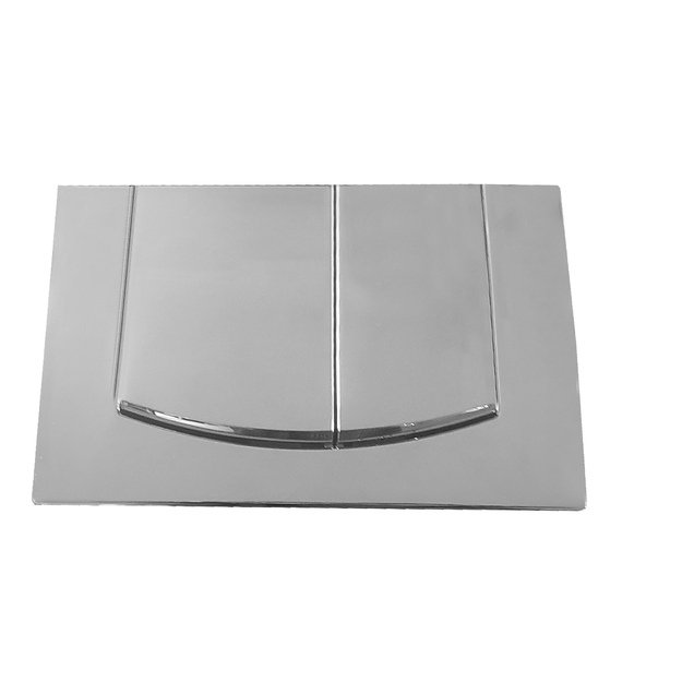 Dvigubas vandens nuleidimo mygtukas 097W chromuotas