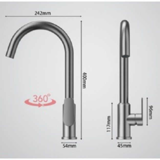 Mai&scaron;ytuvas virtuvinis A-32 grey 2