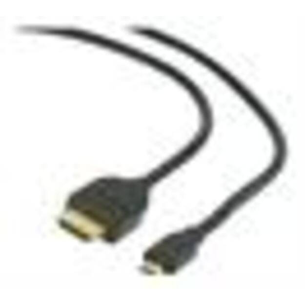 CABLE HDMI-MICRO HDMI 3M V.2.0/BLK CC-HDMID-10 GEMBIRD 1