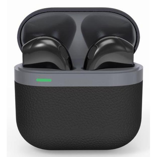 HEADSET BLUETOOTH/BLACK/GREY TWS-02-BK GEMBIRD