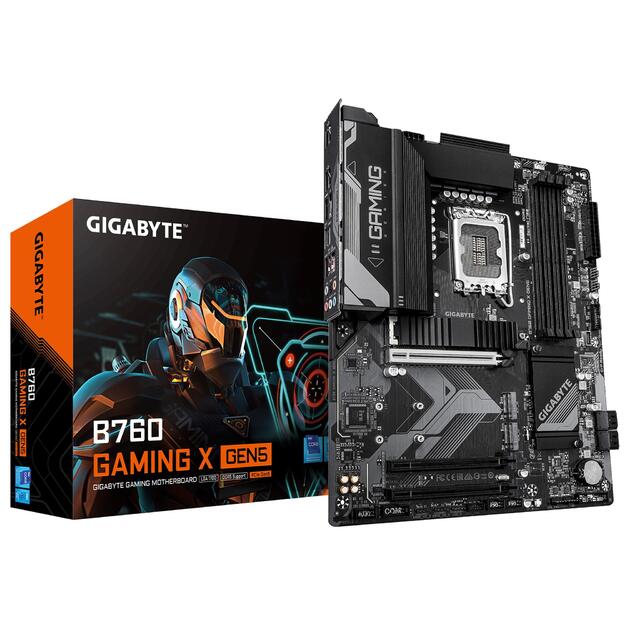 Mainboard|GIGABYTE|Intel B760 Express|LGA1700|ATX|Memory DDR5|Memory slots 4|B760GAMINGXGEN5