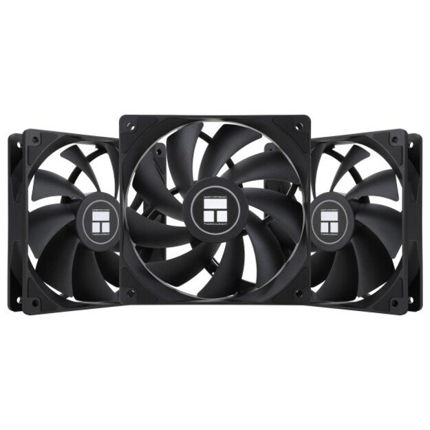 Thermalright TL-C12C X3 PWM Black 3vnt. (120mm) (Juodi) Ventiliatoriai