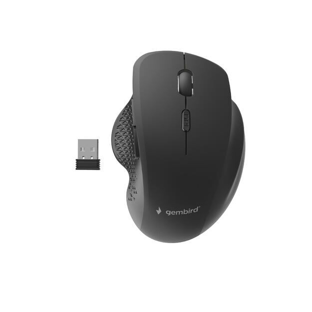 MOUSE USB OPTICAL WRL BLACK/MUSW-6B-02 GEMBIRD