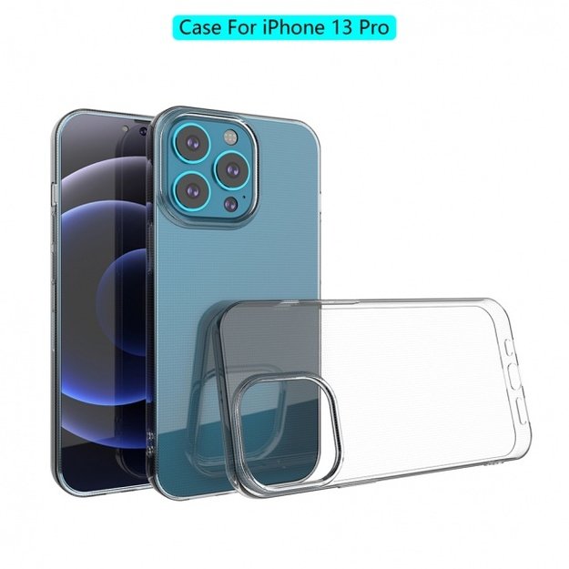 JM NAKE case for iPhone 13 Pro 6.1, Clear 3