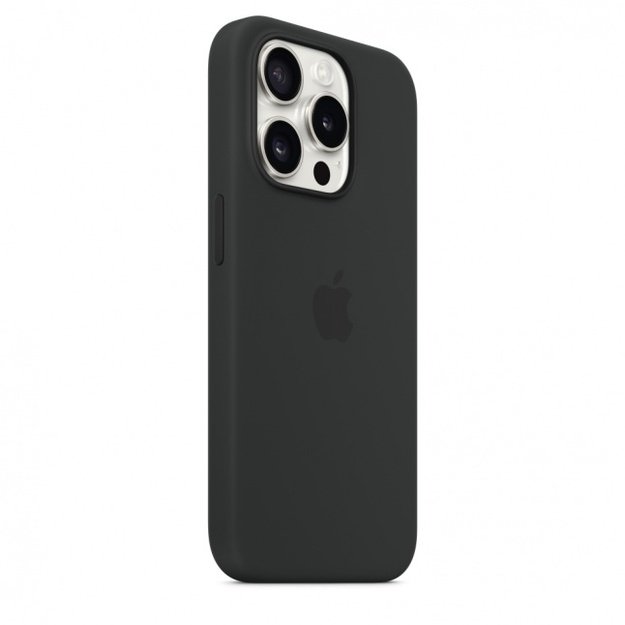 MT1A3ZM/A iPhone 15 Pro Silicone Case with MagSafe, Black 1