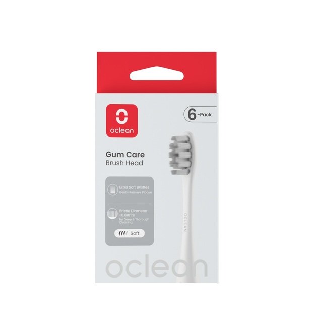 Oclean Professional Gum Care Brush Head W06 White 6 pcs 3