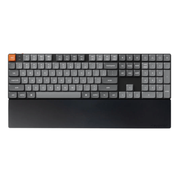 Keychron Silicone Palm Rest PR60 100% (424 x 77 x 8 mm) Atrama Riešui
