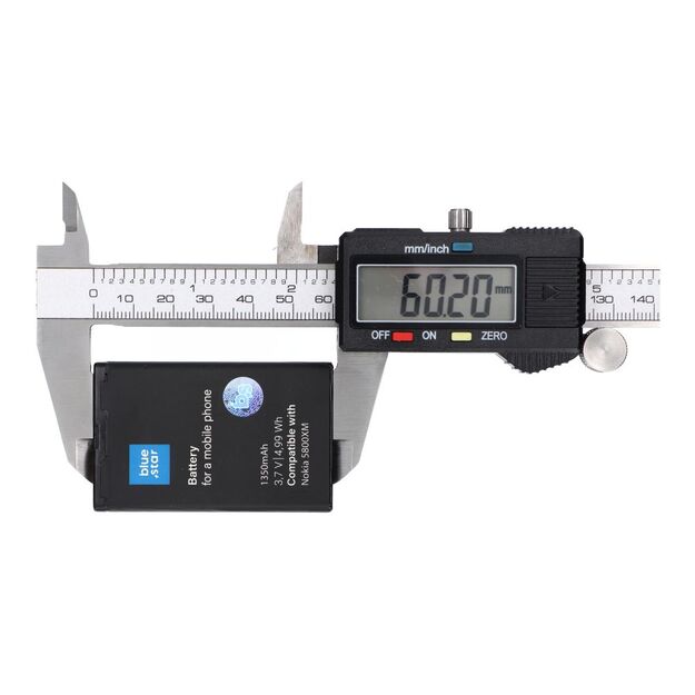 Battery for Nokia 5800 XM / C3-00 / N900 / X6 / 5230 / Lumia 520 / 525 1350 mAh Blue Star Premium 4