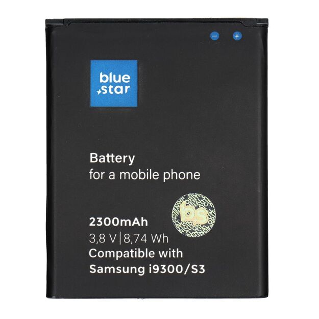 Battery for Samsung S3 I9300 2300 mAh Blue Star Premium
