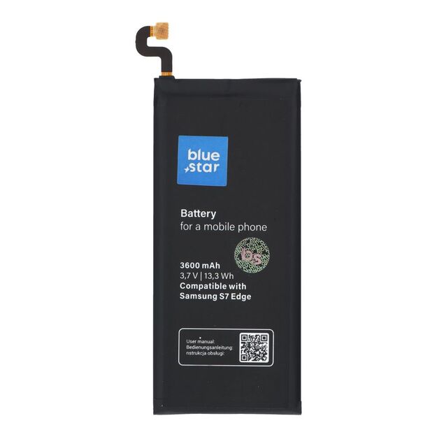 Battery for Samsung S7 Edge 3600 mAh Blue Star Premium