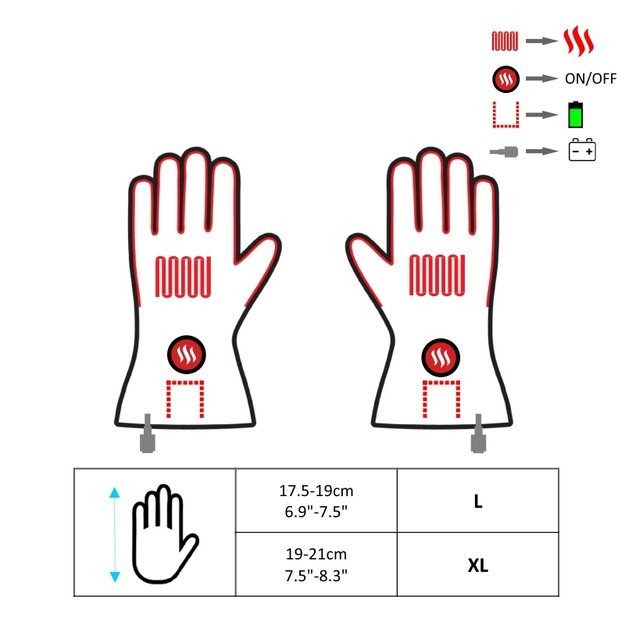 &Scaron;ildančios motociklininko pir&scaron;tinės Glovii GDB 9