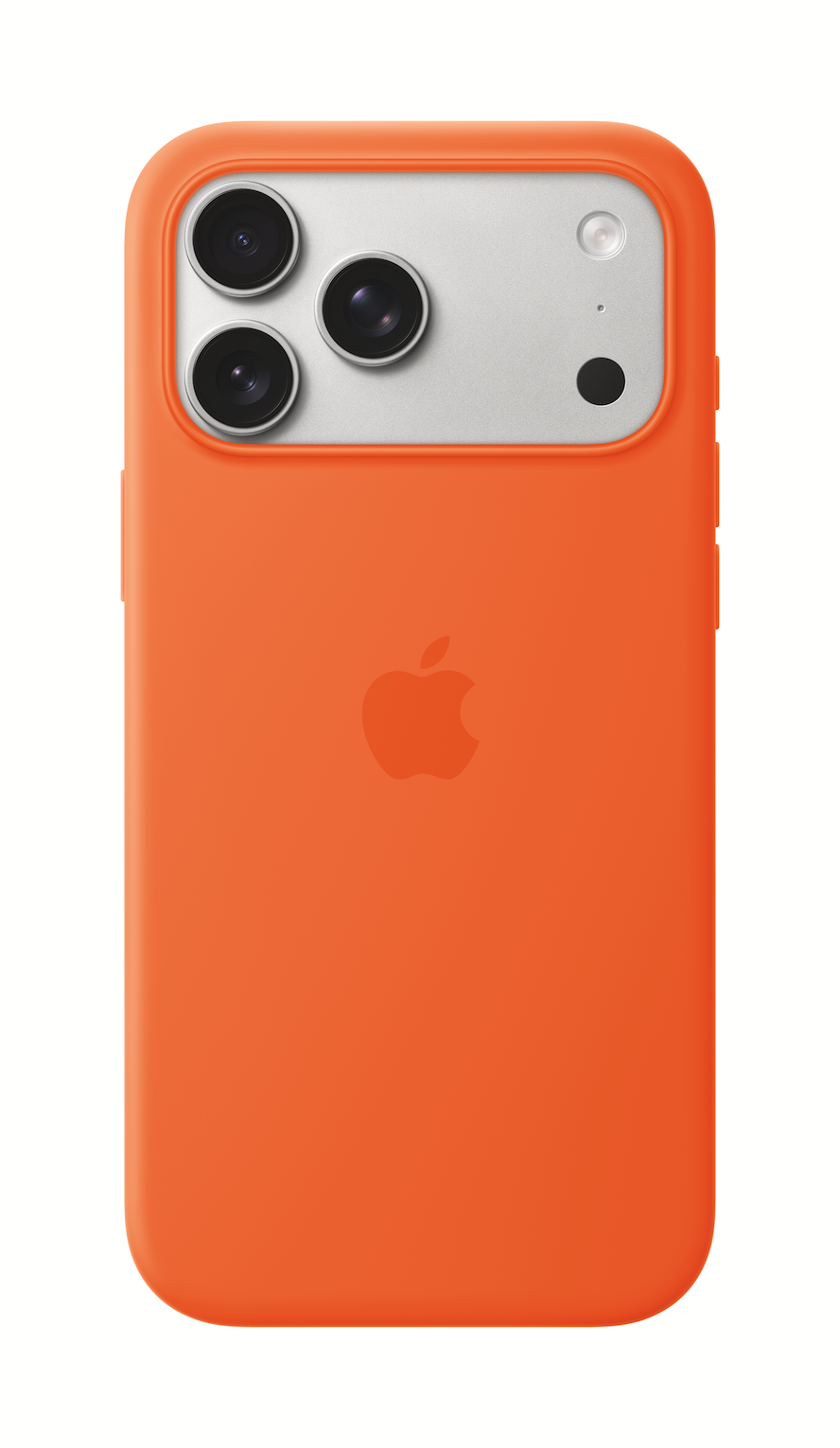 Baitera.lt: Apple iPhone 17 Pro Max silikoninis dėklas su MagSafe oranžinis