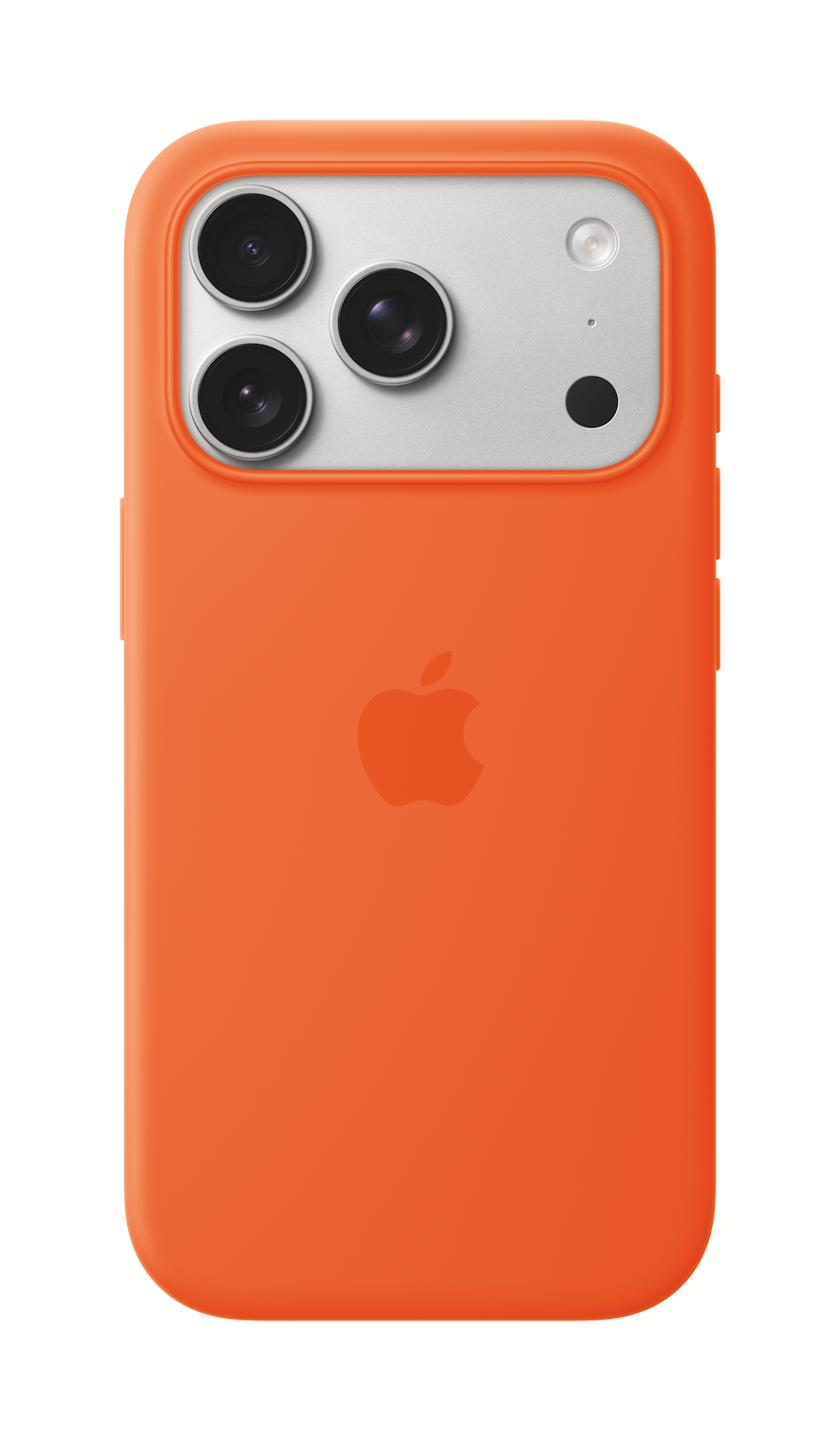 Baitera.lt: Apple iPhone 17 Pro Silikoninis dėklas su MagSafe, oranžinis